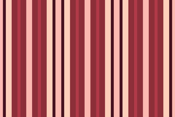 Obraz premium Ncenery fabric pattern vertical, new year vector texture background. Cackage lines seamless stripe textile in red and light colors.