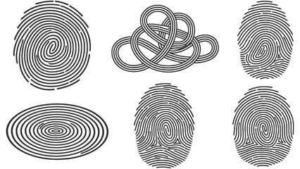 Unique fingerprint patterns for identification purposes