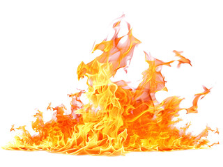 Dynamic fire flame splash with realistic motion and glowing orange tones. Ideal for dramatic compositions, fantasy artwork, energy concepts, and visual effects.