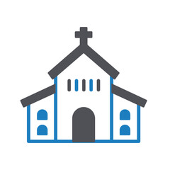 Church Vector icon which can easily modify or edit