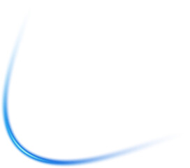 Grainy thin glowing blue blur gradient vertical curve on black background