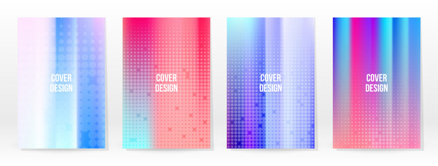 set of colorful banners