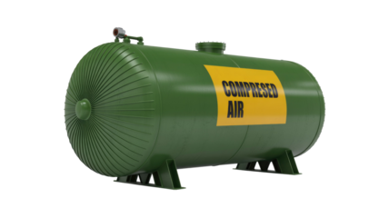 Compressed Air Tank - Isolated