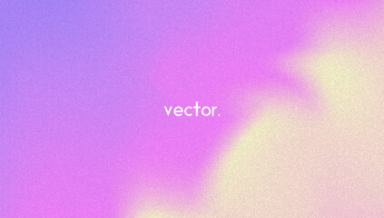 Noise Gradient Background. Abstract Grainy Bg In Pink, Purple And Blue Colors. Iridescent Hologram. Pearlescent Holographic Texture With Rainbow Foil. Fluorescent Light On Soft Paper Blend