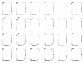丸、四角角F2、6白