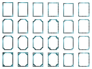 丸、四角角F2、16青緑