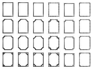 丸、四角角F2、19黒