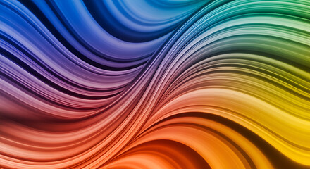 Fototapeta premium abstract colorful wave background