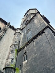 Blick von den T&uuml;rmen der Stadt Naumburg: Marientor, Marien-Magdalenen-Kirche, de Stadtkirche St.-Wenzel und der Naumburger Dom, Blick zum Weihnachtsmarkt und dem Borlachturm