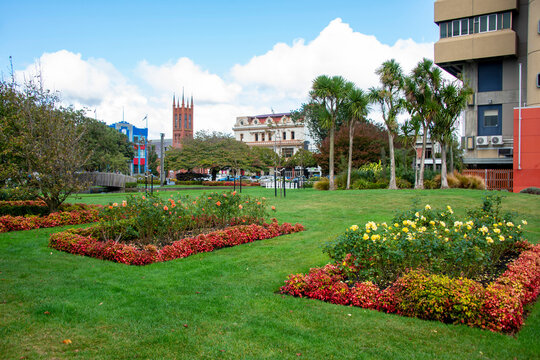 The Square Park in Palmerston North - New Zealand