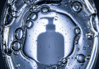 Light Blue Laptop Keyboard with Focus on Keys and Trackpad