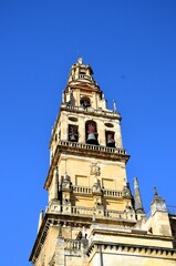 Fototapeta premium Bell tower of Great Mosque of Cordoba, incorporating earlier minaret