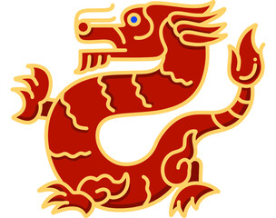 Chinese Zodiac Dragon Illustration