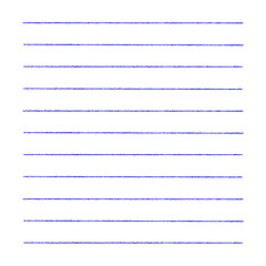 Blue writing lines.