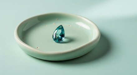 Artistic Handmade Resin Trinket Dish with Swirl Pattern for Jewelry Storage and Display