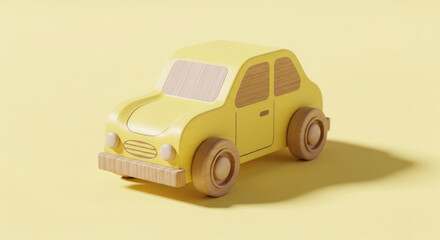 Artistic Latte Coffee Served in a Bright Yellow Cup on a Pastel Background