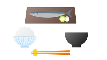 シンプルな和食