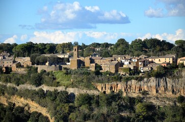 Obraz premium Calanchi valley, Bagnoregio, Viterbo, Italy