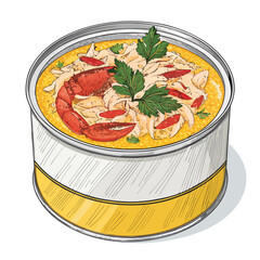 Realistic    Canned Crab Meat