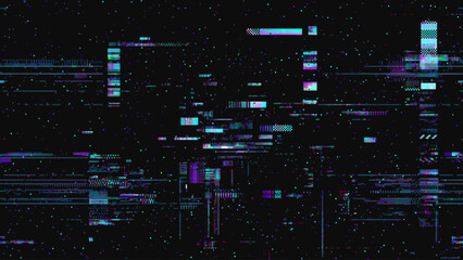 Abstract Digital Glitch Noise Background
