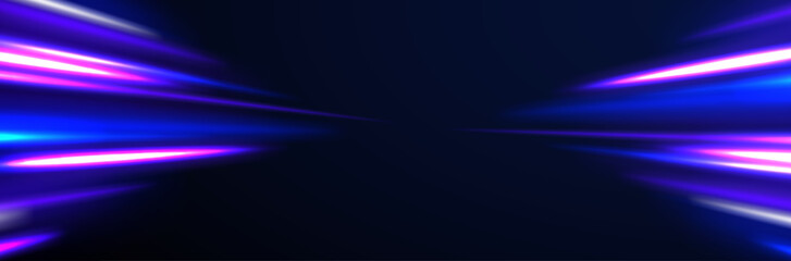 PNG City road car light trails motion background. Electric car and city concept Hitech communication PNG concept innovation background. Expressway, car headlight effect. Speed connection vector © HAIK