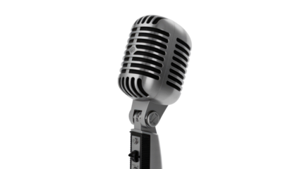 Vintage Microphone Isolated