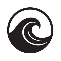 Mega Bundle of Diverse Ocean Wave Icons and Graphics - Line Art, Solid, and Japanese Styles Vector