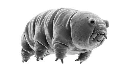 Obraz premium Water Bear on Transparent Background
