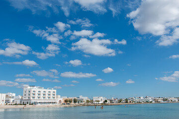 Fototapeta premium Porto Cesareo Salento seaport in Puglia tourist center