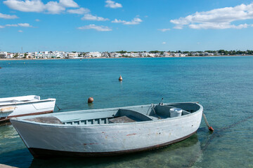 Porto Cesareo Salento seaport in Puglia tourist center
