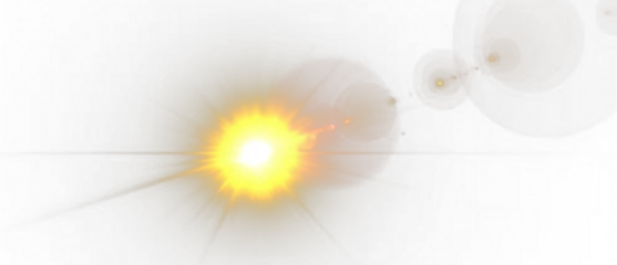 Bright Sun Lens Flare Transparent png