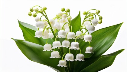 lily of the valley in the wind