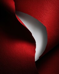 Abstract Red Texture With Bright White Opening And Dark Shadow Background