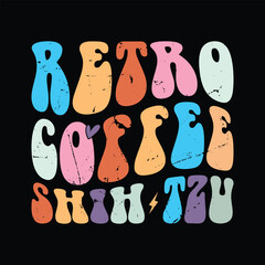 Retro Coffee Shih Tzu