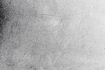 Monochrome grunge overlay with dusty texture, subtle grain, and organic surface details in black and white tones. The abstract material suggests aged paper or rough texture, creating a raw, atmospheri