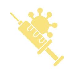 Vaccine icon desigbn