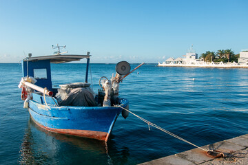 Obraz premium Porto Cesareo Salento seaport in Puglia tourist center