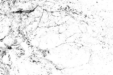 High Contrast Abstract Black and White Cracked and Distressed Grunge Texture Background