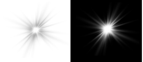 Obraz premium sparklestar, vector, shine, light, glow, glistering, background, sparkling, magic, rays, sun, flash, christmas, effect, gleaming, abstract, magical, white, burst, flare, bright, glare, dust, brilliant