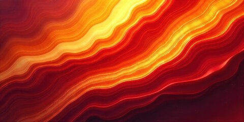Abstract fiery waves of orange and red hues creating a vibrant and dynamic background ideal for design projects