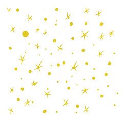 Spreading Stars Explosion Fireworks Element