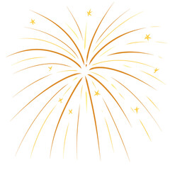 Beautiful Fireworks Explosion Element