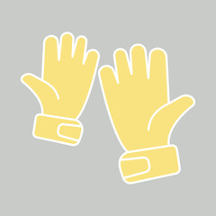 Gloves icon desigbn