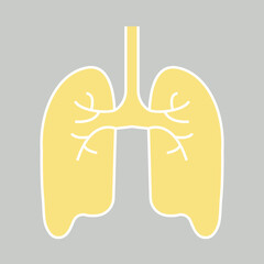 Lungs icon desigbn