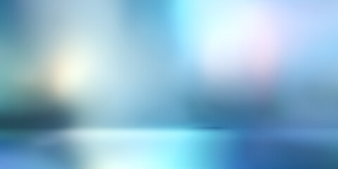 Obraz premium very light blue silver gradient background with reflective soft glow and smooth misty depth transitions