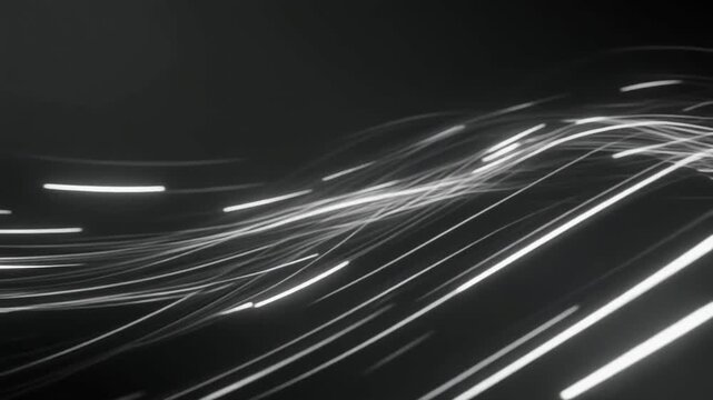 Abstract visualization of flowing time with slow parallax motion and subtle lighting changes