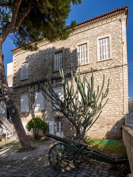 The Fatma Suat Orhon Museum and Art House City Museum street view in Soke Town of Turkey