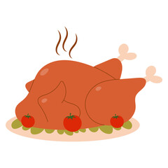 Turkey Chicken Illustration