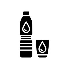 water icon vector . Best modern, simple, isolated, application , logo, flat icon for website design or mobile applications, UI / UX design vector format