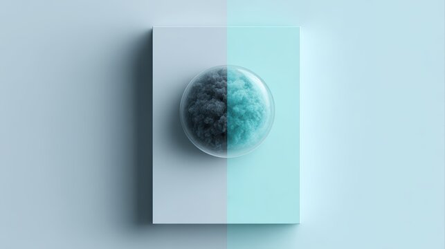 Cell Transformation Before After Purification Biological Cleansing Concept - Powered by Adobe